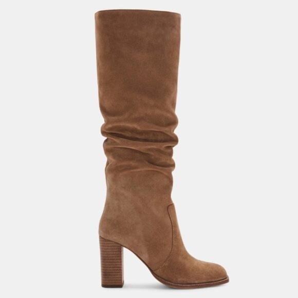 DOLCE VITA Nekita Boots in Truffle Suede - Picture 1 of 9